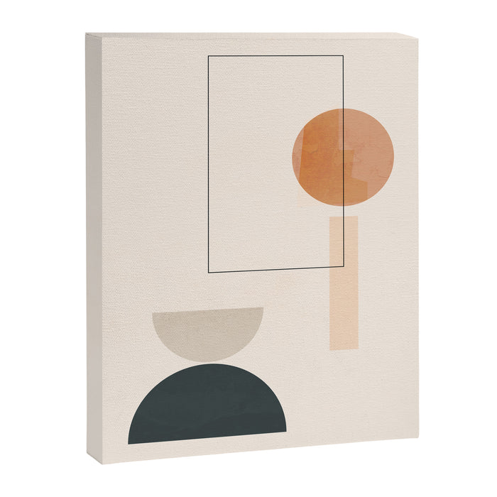 Minimal Abstract Shapes 16 Canvas Print Gallery Image 1