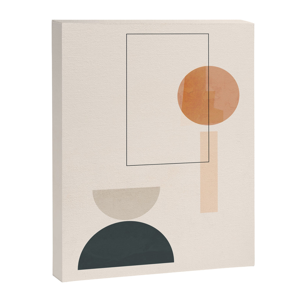 Minimal Abstract Shapes 16 Canvas Print Gallery Image 6