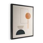 Minimal Abstract Shapes 16 Framed Canvas Print Gallery Image 2