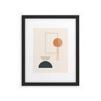 Minimal Abstract Shapes 16 Framed Art Print Gallery Image 5