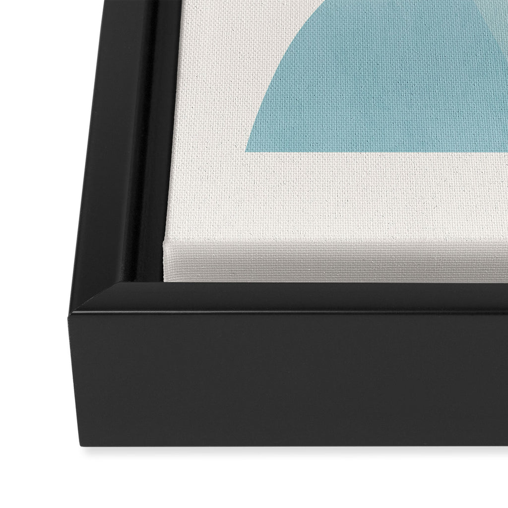 Minimal Abstract Shapes 26 Framed Canvas Print Gallery Image 3
