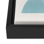Minimal Abstract Shapes 26 Framed Canvas Print Gallery Image 3