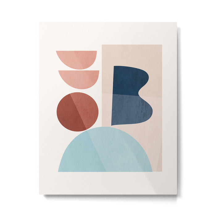 Minimal Abstract Shapes 26 Metal Print Gallery Image 1