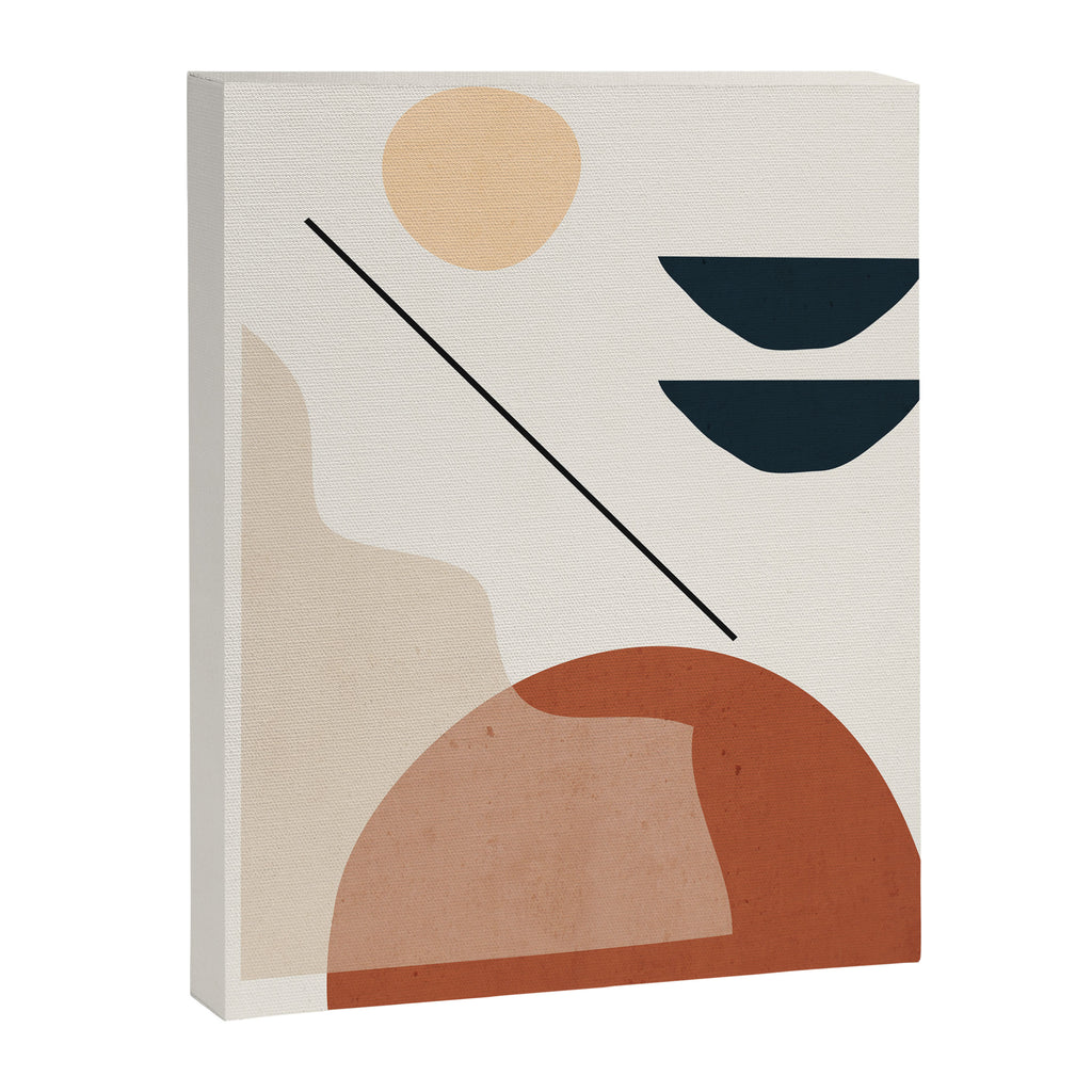 Minimal Abstract Shapes 4 Canvas Print Gallery Image 6