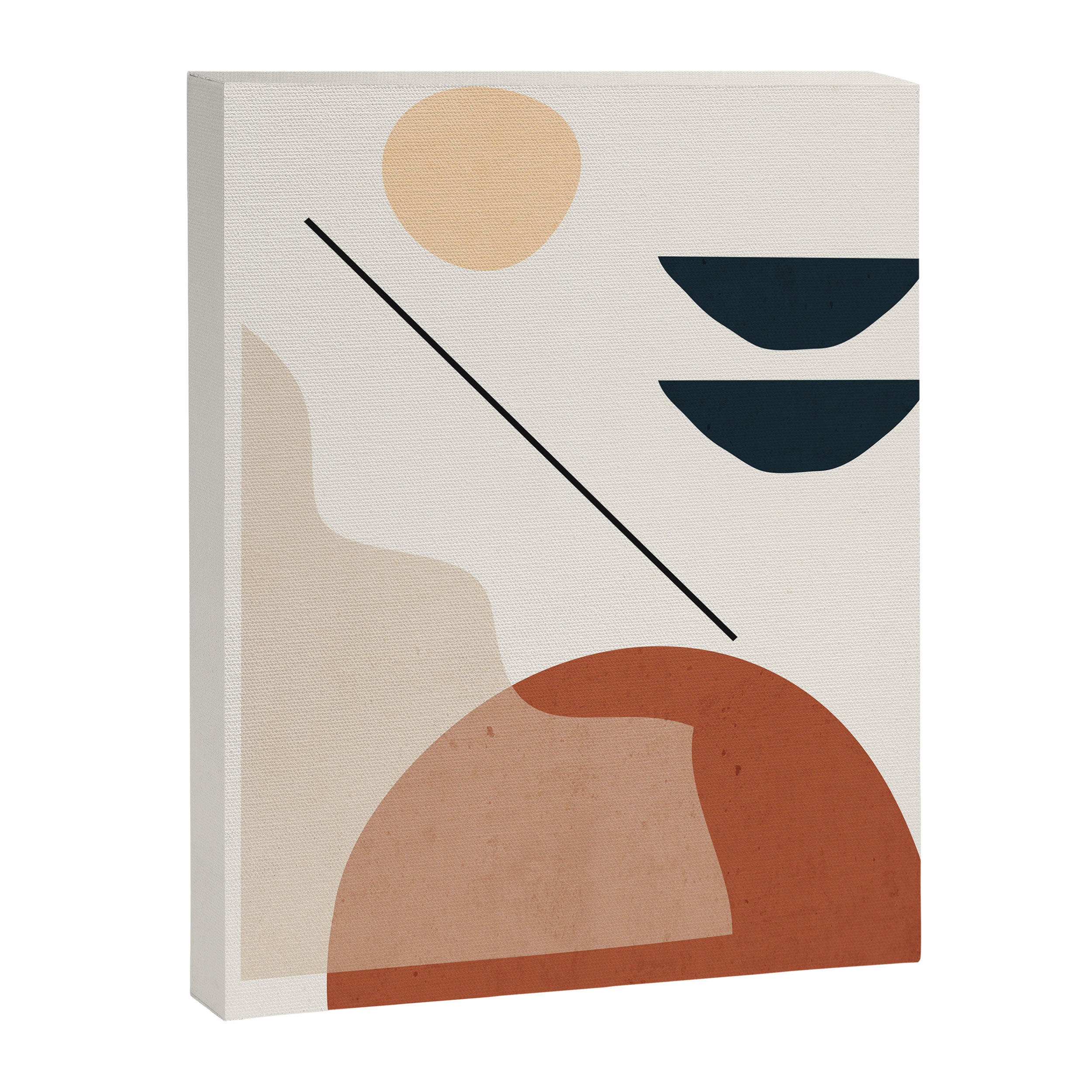 Minimal Abstract Shapes 4 Canvas Print Gallery Image 6