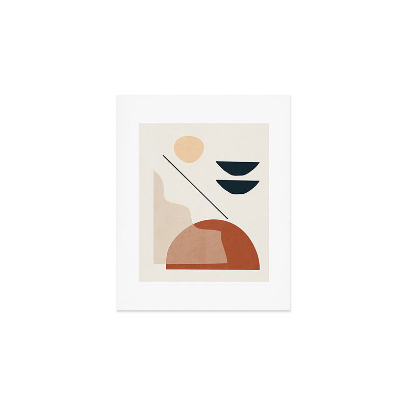 Minimal Abstract Shapes 4 Art Print Gallery Image 1