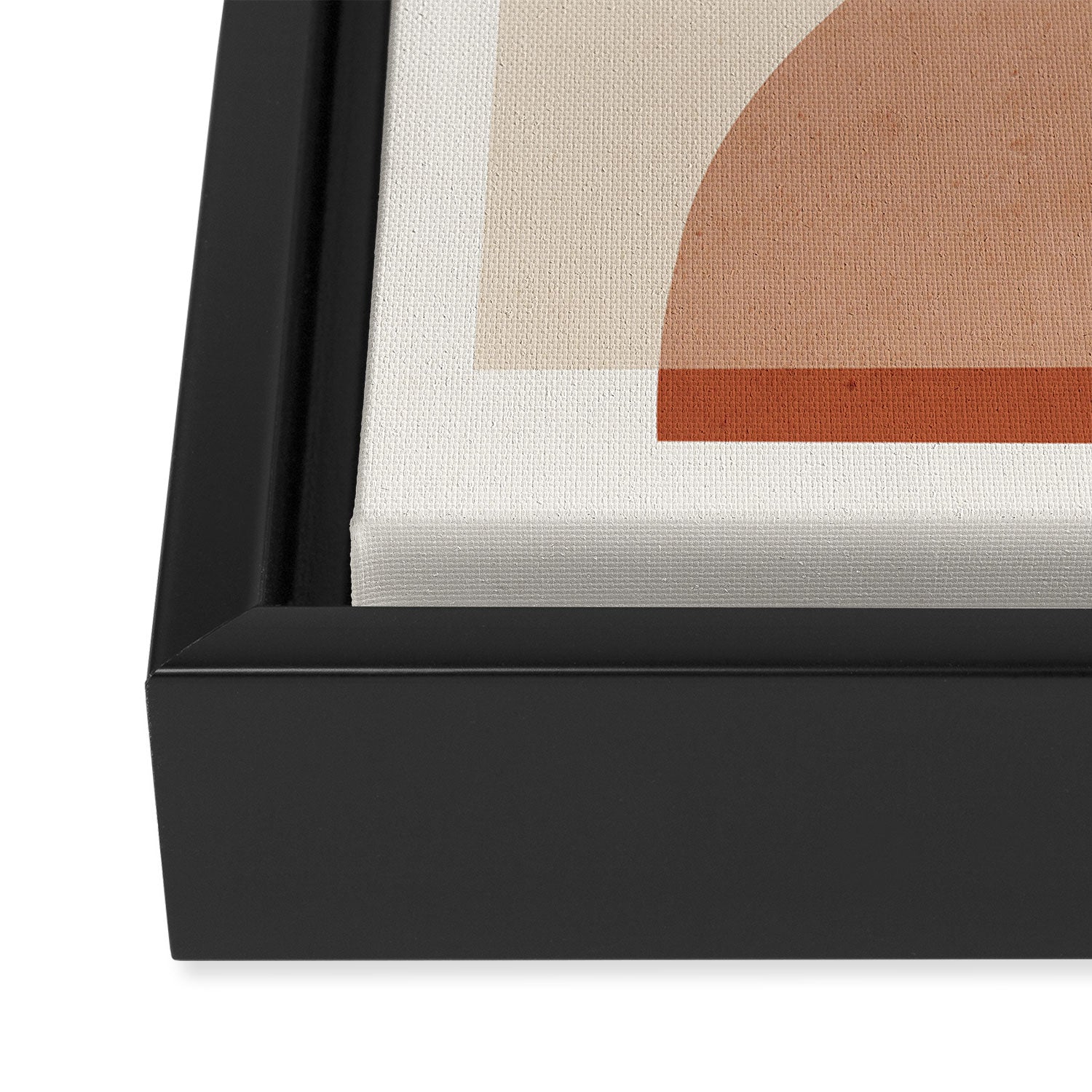 Minimal Abstract Shapes 4 Framed Canvas Print Gallery Image 3