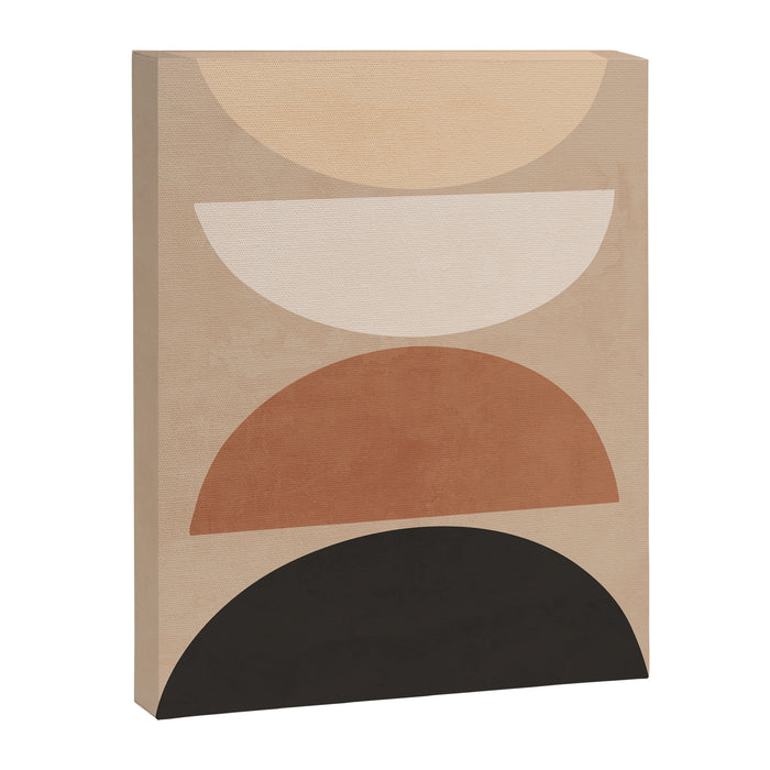 Minimal Abstract Shapes 7 Canvas Print Gallery Image 1