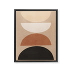 Minimal Abstract Shapes 7 Framed Canvas Print Gallery Image 6