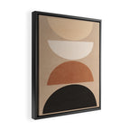 Minimal Abstract Shapes 7 Framed Canvas Print Gallery Image 2