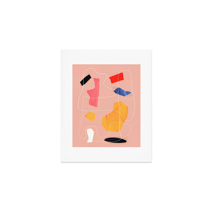 Minimal Abstract Shapes 90 Art Print Gallery Image 1