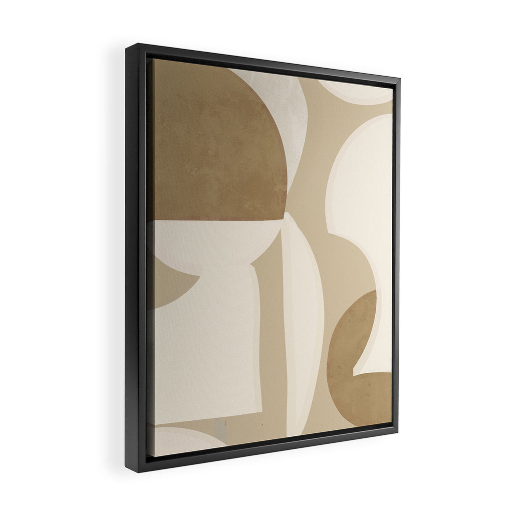Minimal Abstraction Framed Canvas Print Gallery Image 2