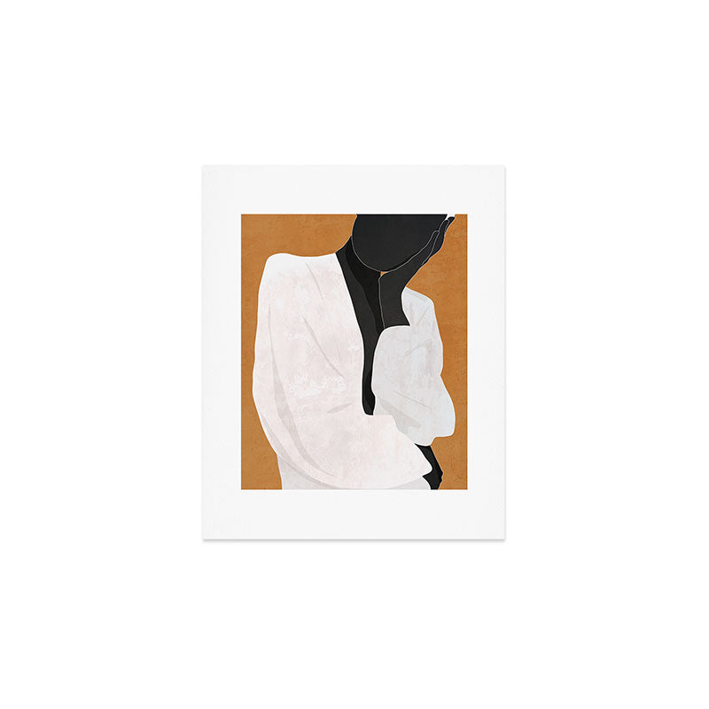 Minimal Art Girl 9a Art Print Gallery Image 1