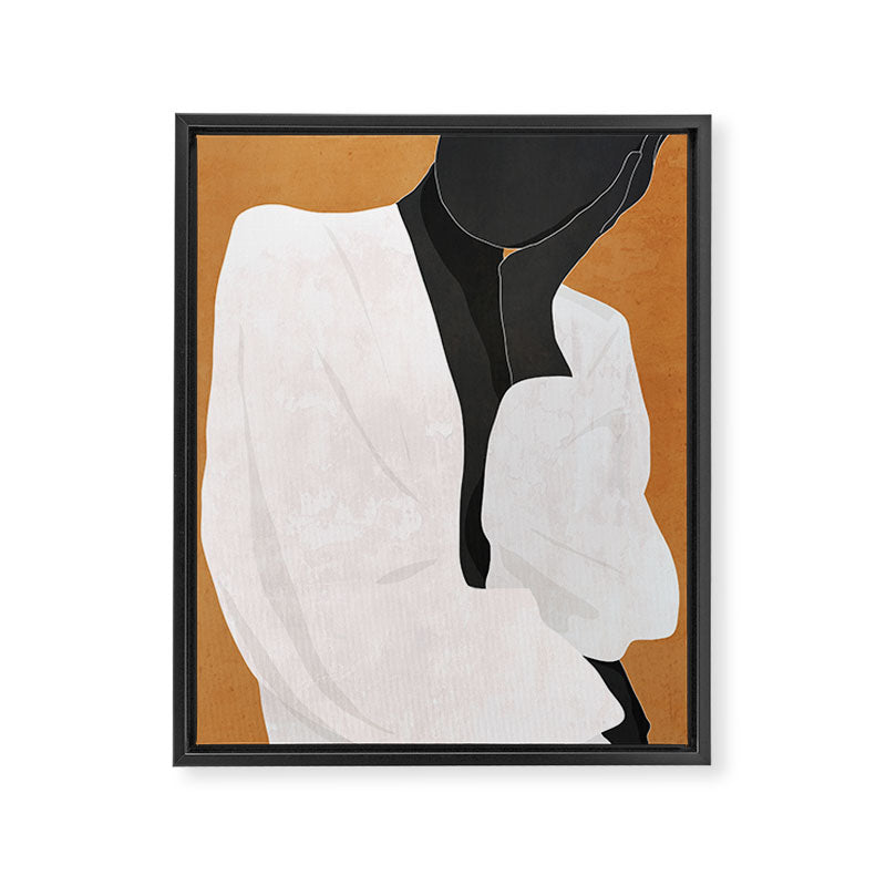 Minimal Art Girl 9a Framed Canvas Print Gallery Image 6