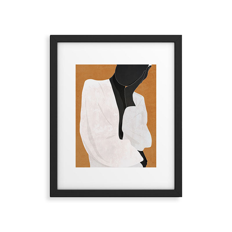 Minimal Art Girl 9a Framed Art Print Gallery Image 5