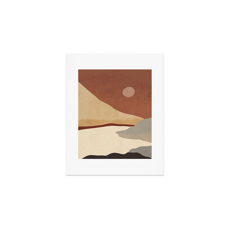 Minimal Art Landscape 10 Art Print Gallery Image 1