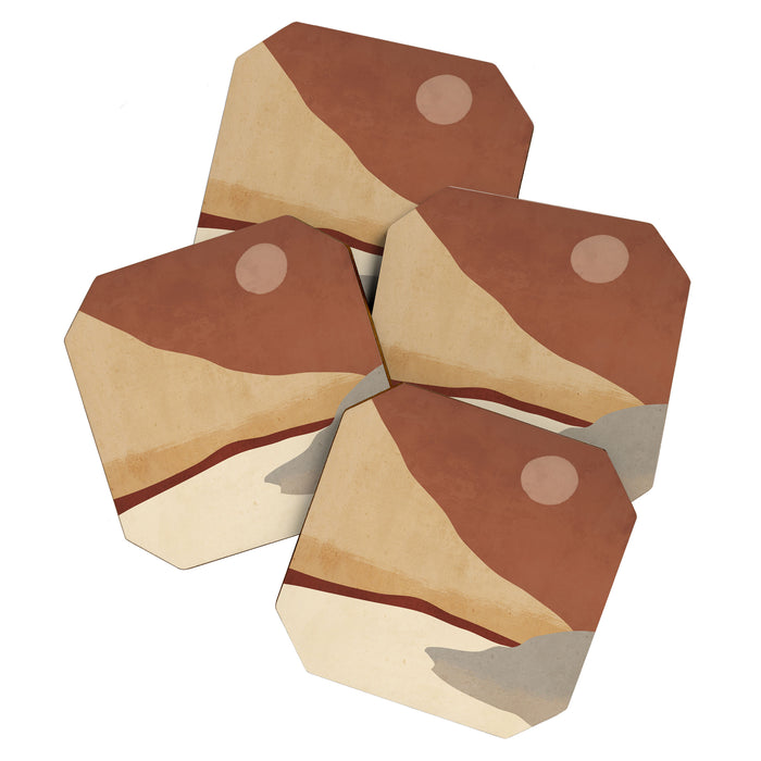 Minimal Art Landscape 10 Coaster Gallery Image 1