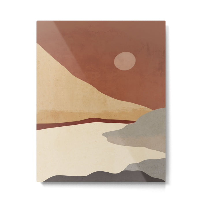 Minimal Art Landscape 10 Metal Print Gallery Image 1
