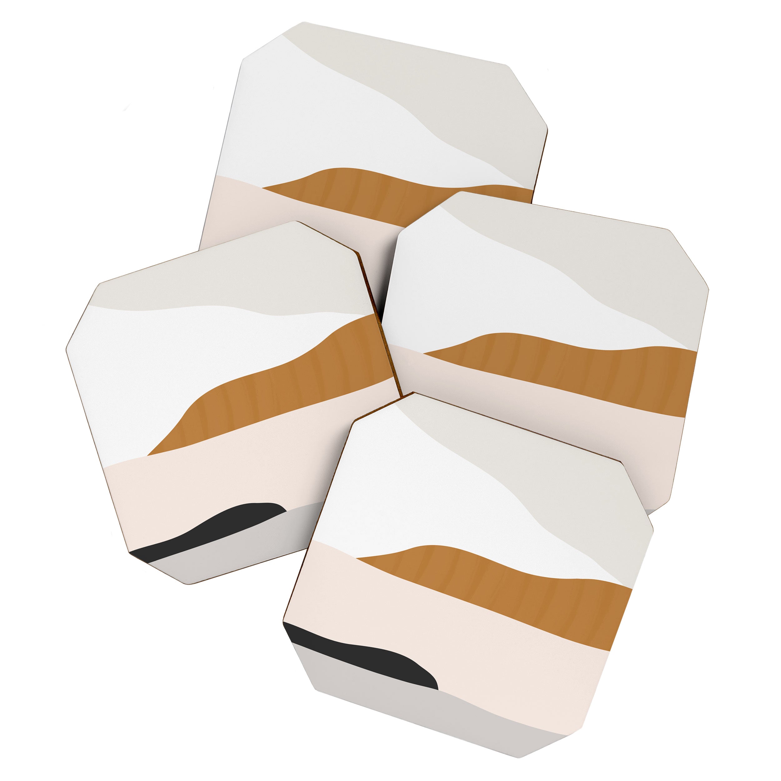Minimal Art Landscape 2 Coaster Gallery Image 1