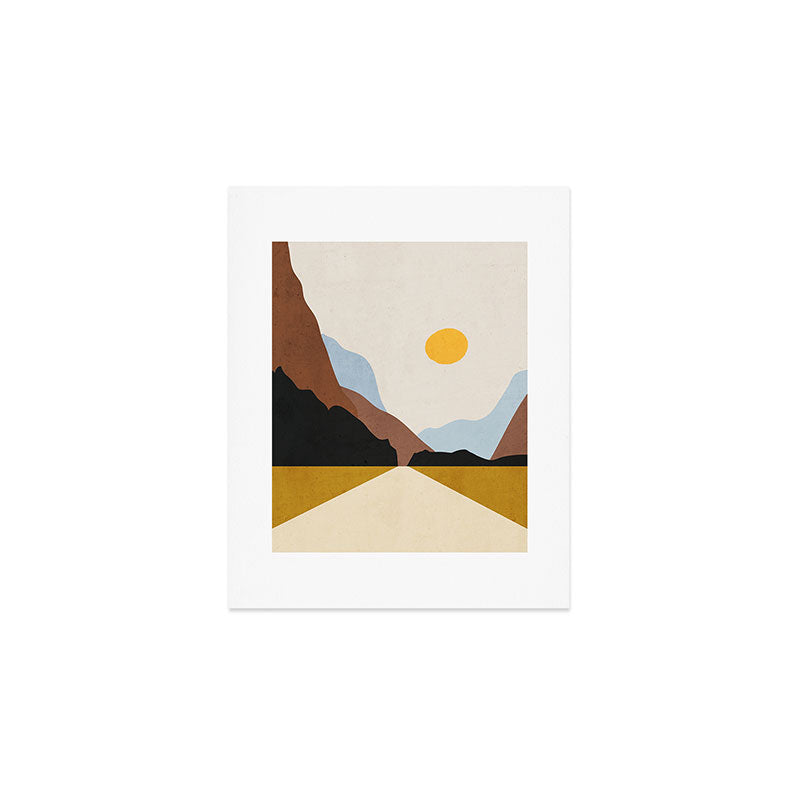 Minimal Art Landscape 9 Art Print Gallery Image 1
