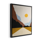 Minimal Art Landscape 9 Framed Canvas Print Gallery Image 2