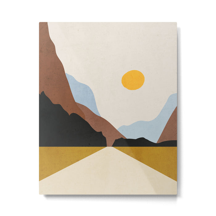 Minimal Art Landscape 9 Metal Print Gallery Image 1