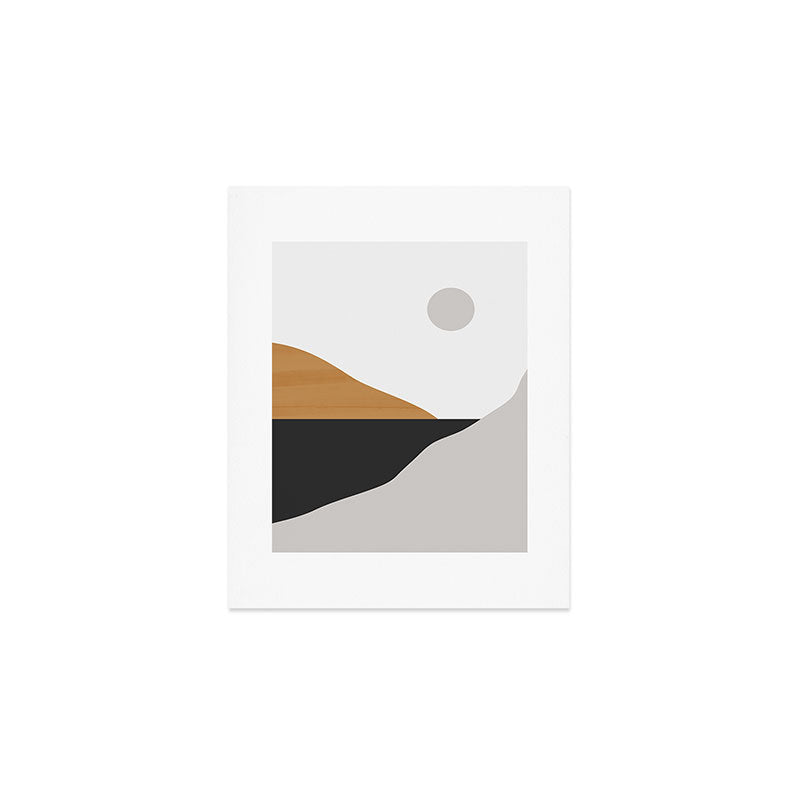 Minimal Art Landscape Art Print Gallery Image 1
