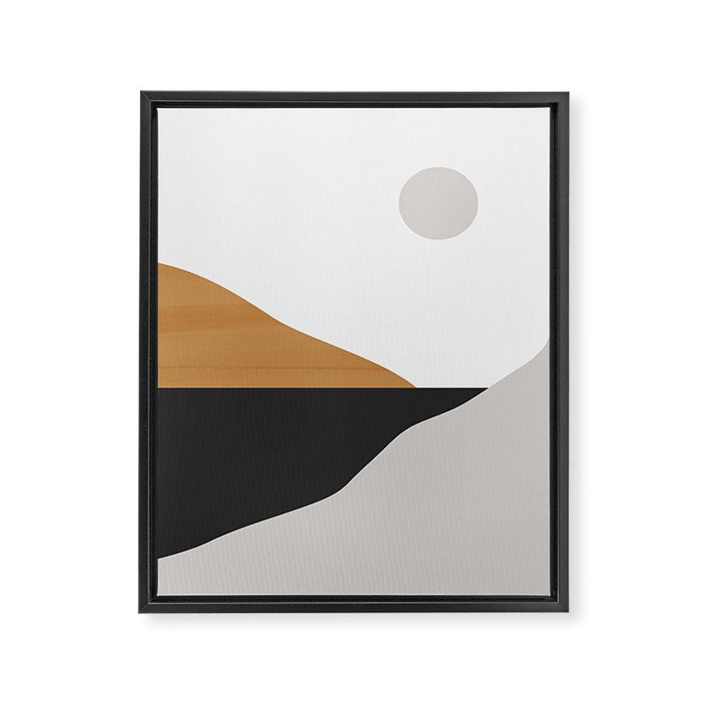 Minimal Art Landscape Framed Canvas Print Gallery Image 6