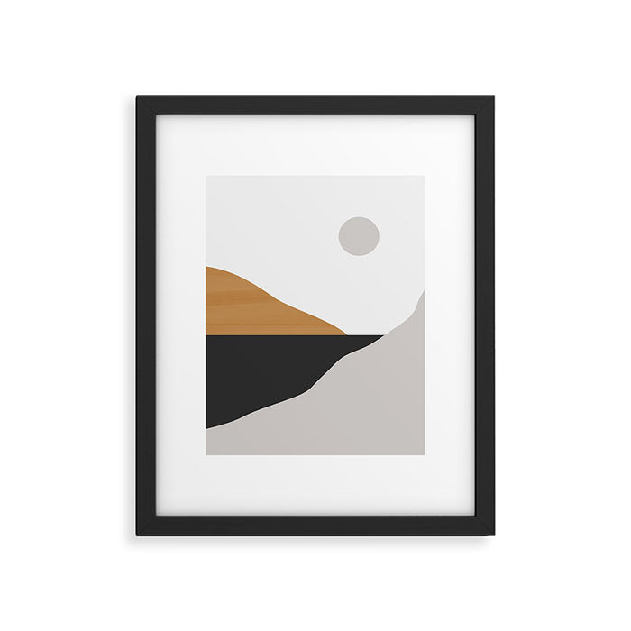 Minimal Art Landscape Framed Art Print Gallery Image 1