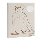 Minimal Line Art Nude 2 Canvas Print Gallery Image 6