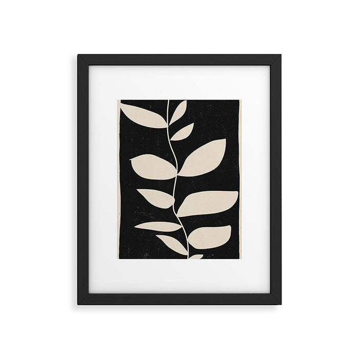 minimal plant /1 Framed Art Print Gallery Image 1