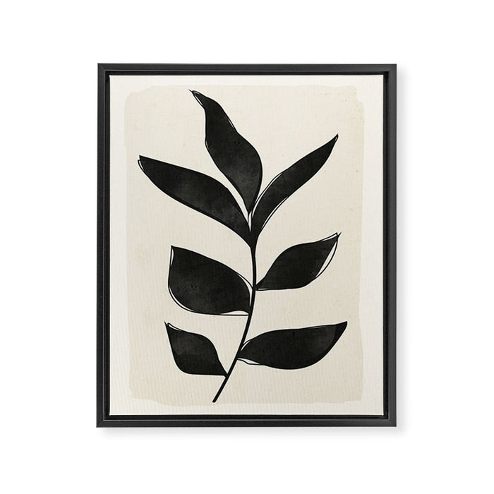 minimal plant 11 Framed Canvas Print Gallery Image 1