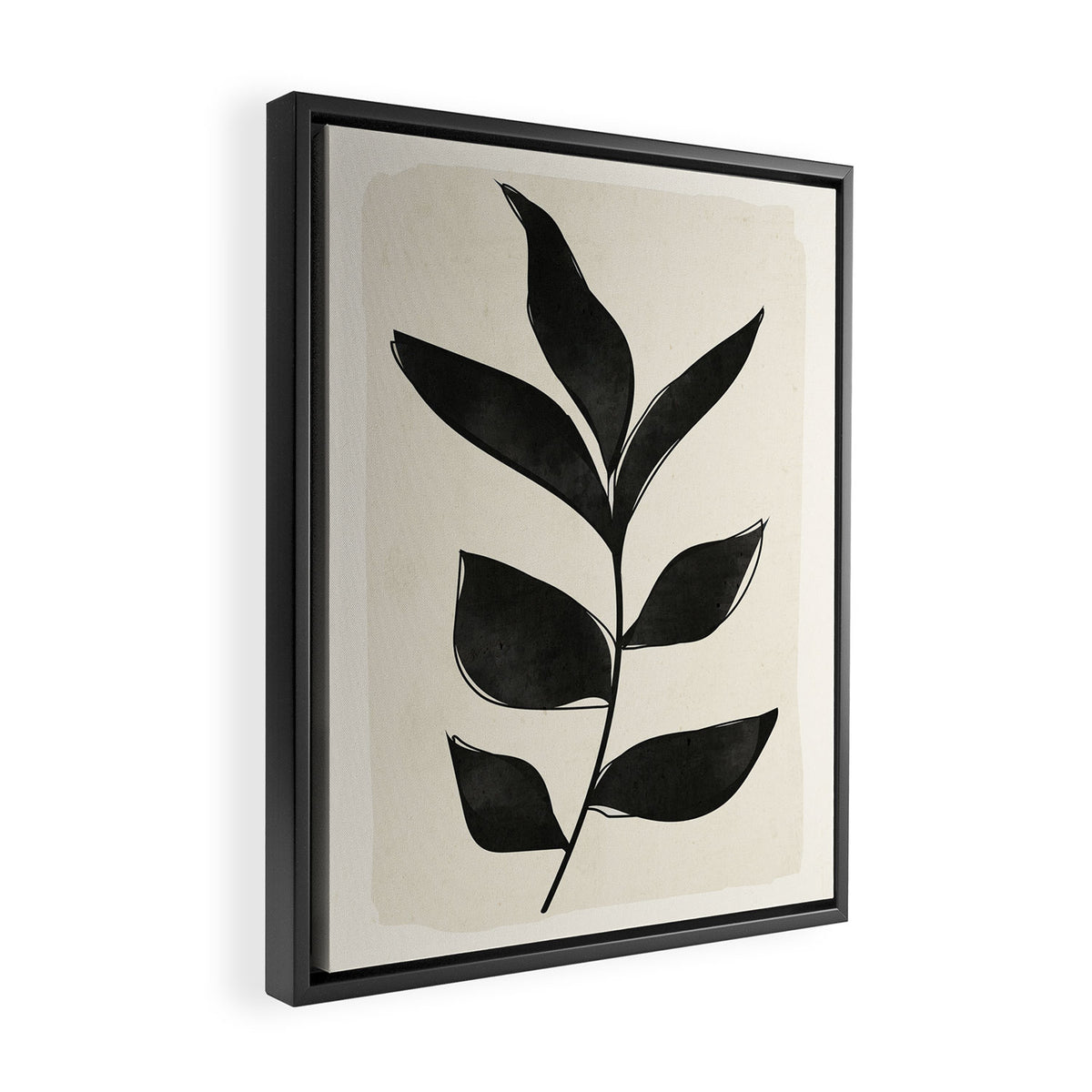 minimal plant 11 Framed Canvas Print Gallery Image 2