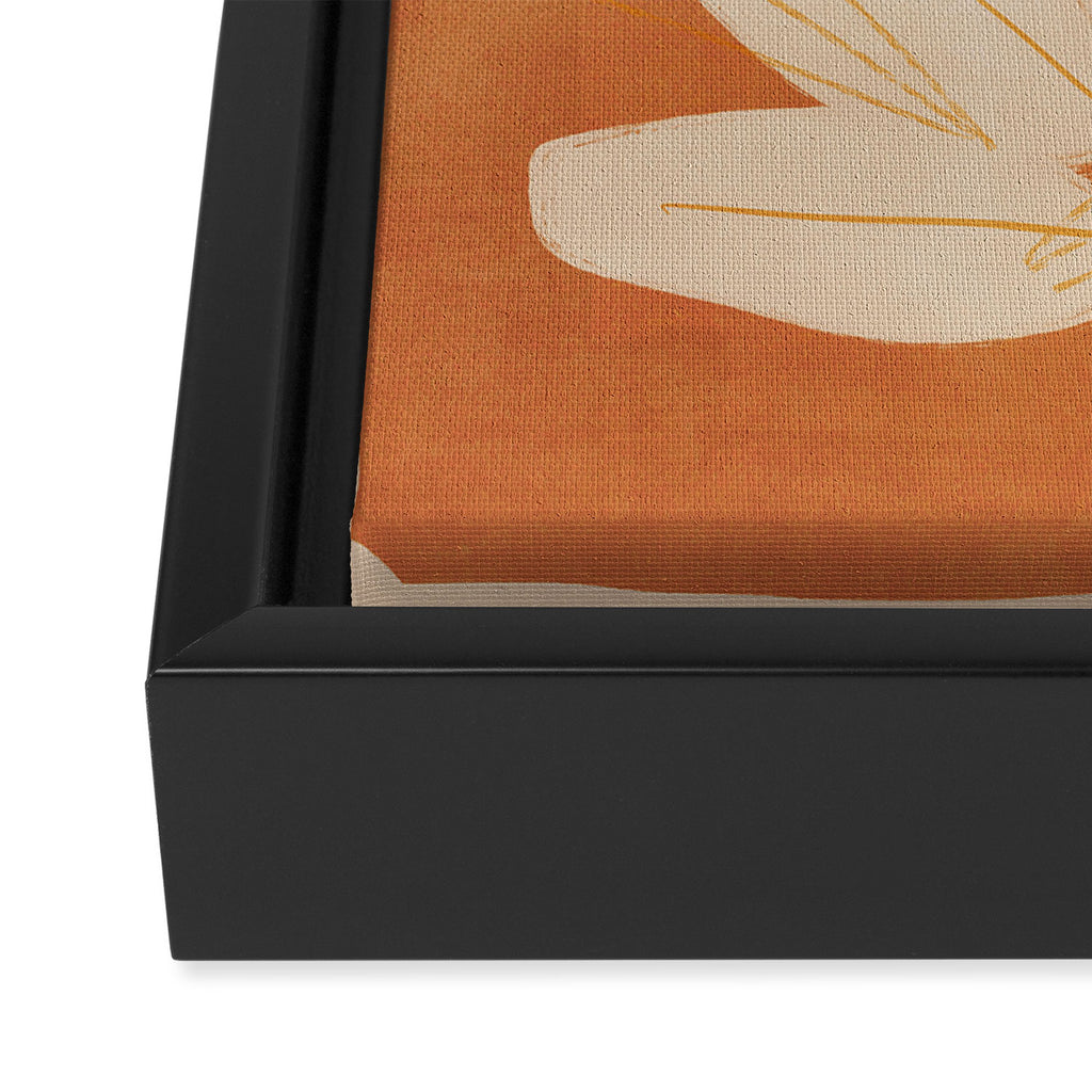 minimal plant 24 Framed Canvas Print Gallery Image 3