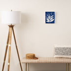 minimal plant 24/Blue Canvas Print Gallery Image 2