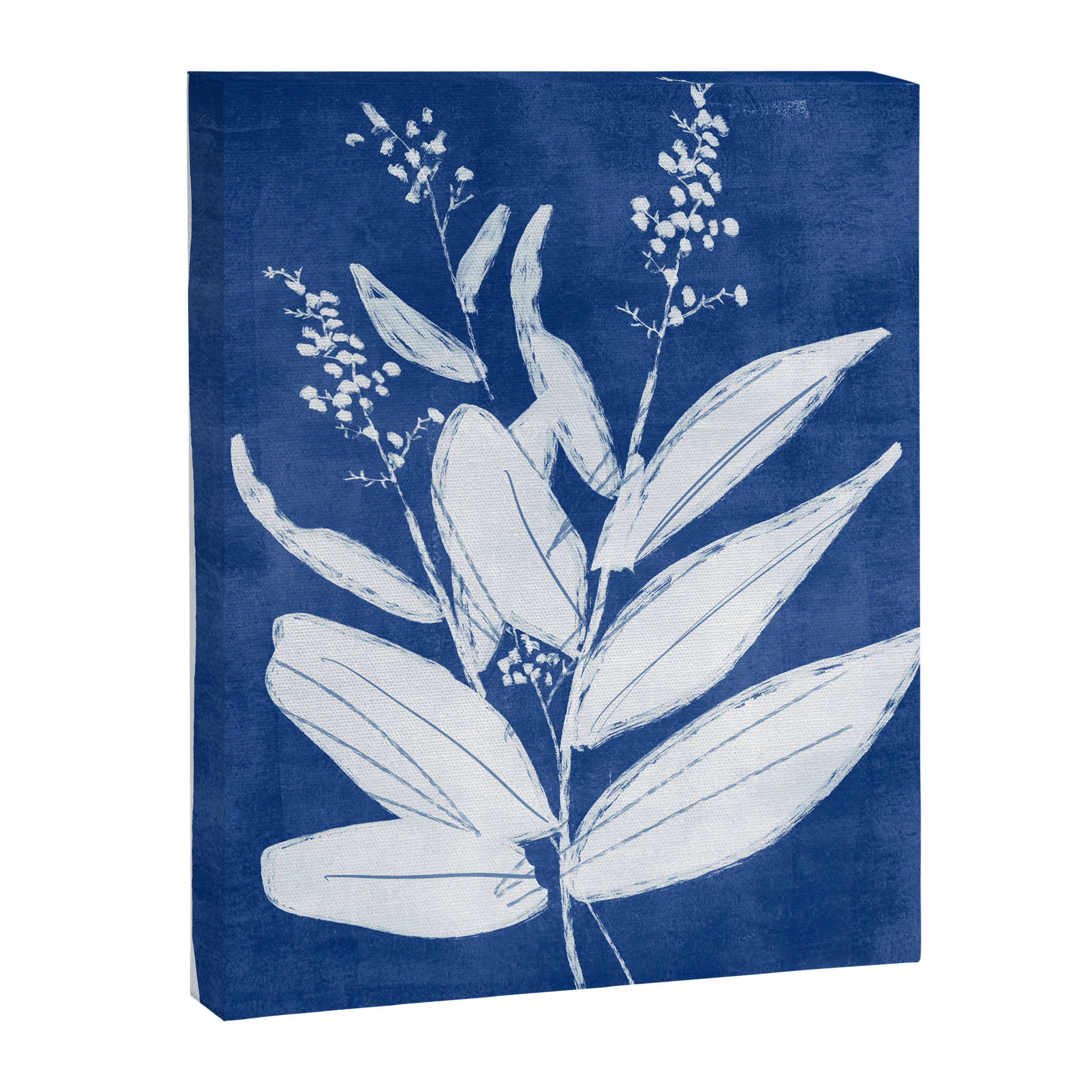 minimal plant 24/Blue Canvas Print Gallery Image 6