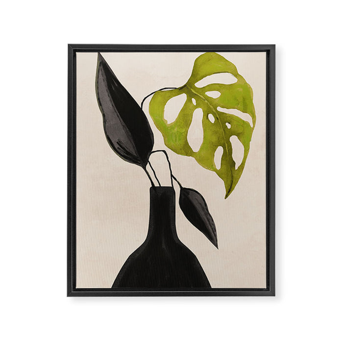 minimal plant 34 Framed Canvas Print Gallery Image 1