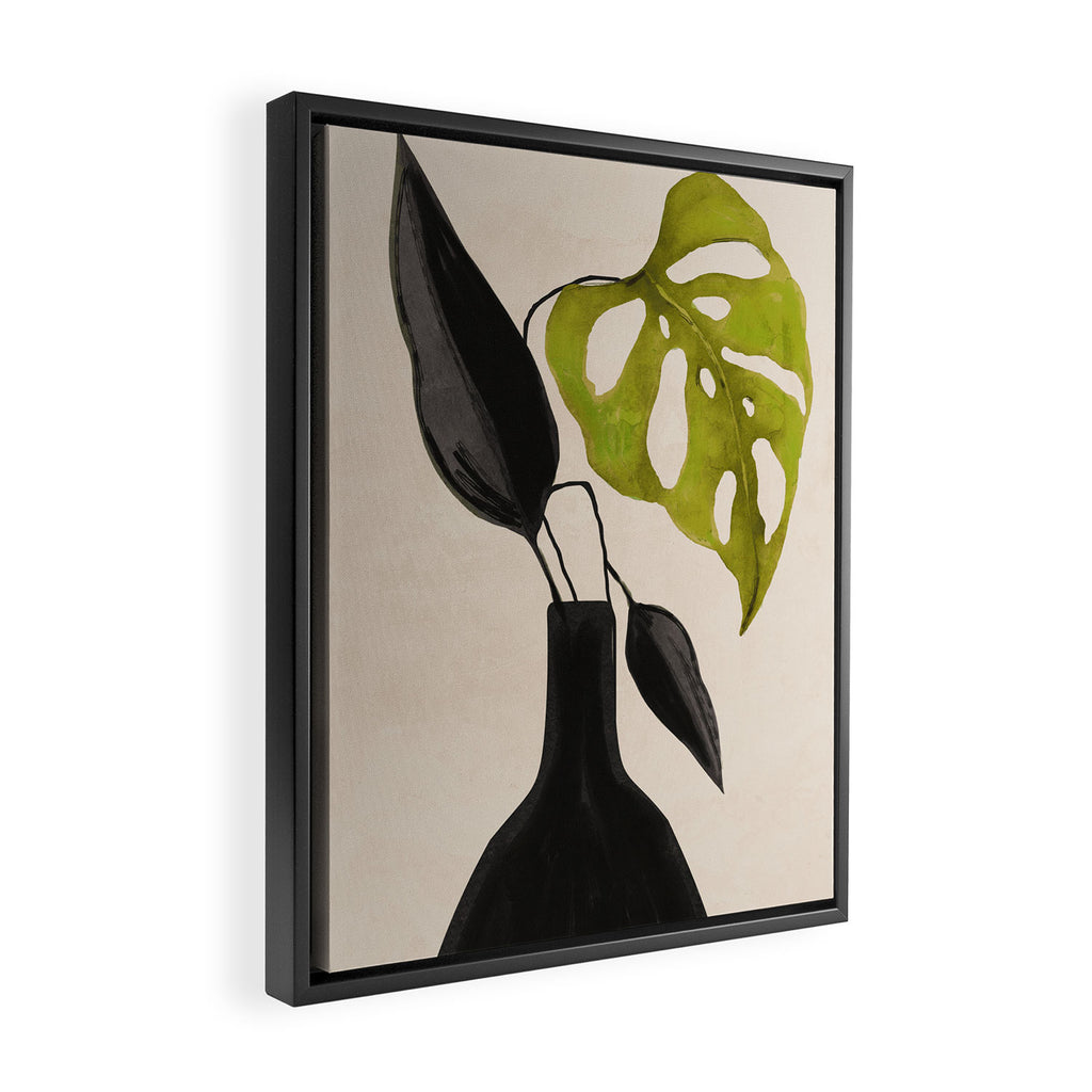 minimal plant 34 Framed Canvas Print Gallery Image 2
