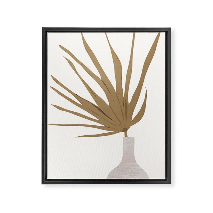 minimal plant 5 Framed Canvas Print Gallery Image 1