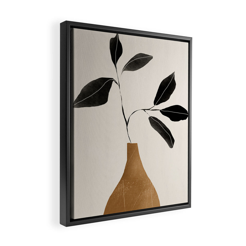 minimal plant 6 Framed Canvas Print Gallery Image 2