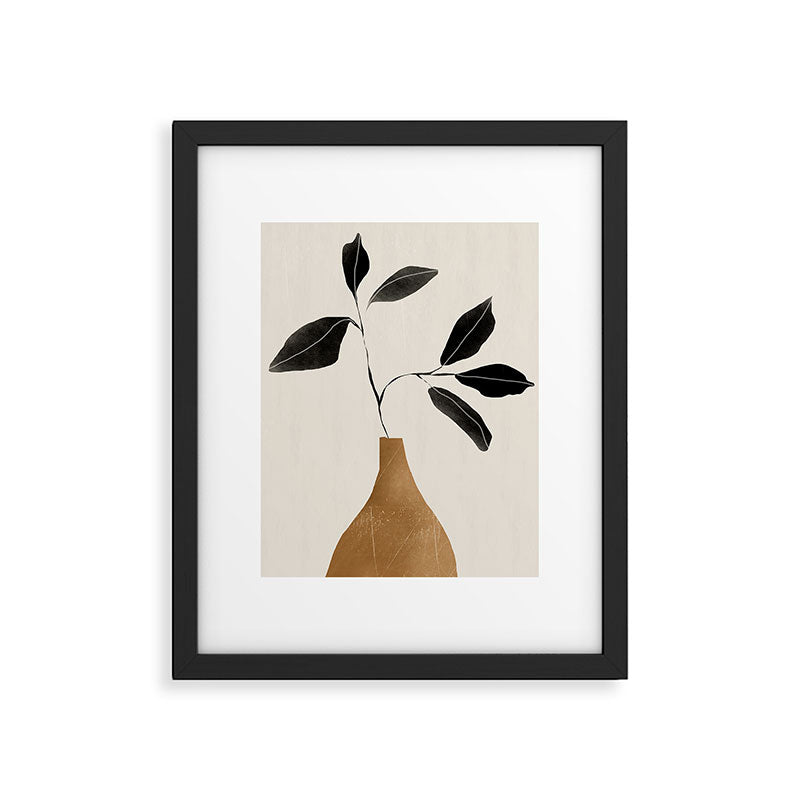 minimal plant 6 Framed Art Print Gallery Image 4