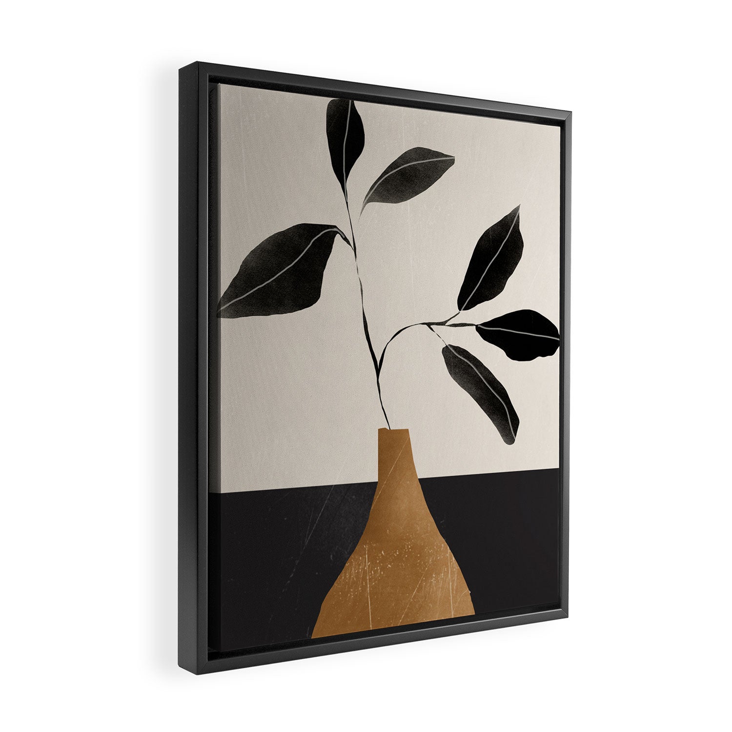 minimal plant 6/2 Framed Canvas Print Gallery Image 2