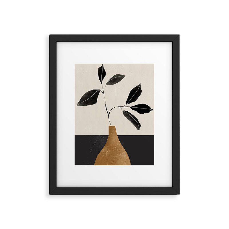 minimal plant 6/2 Framed Art Print Gallery Image 4