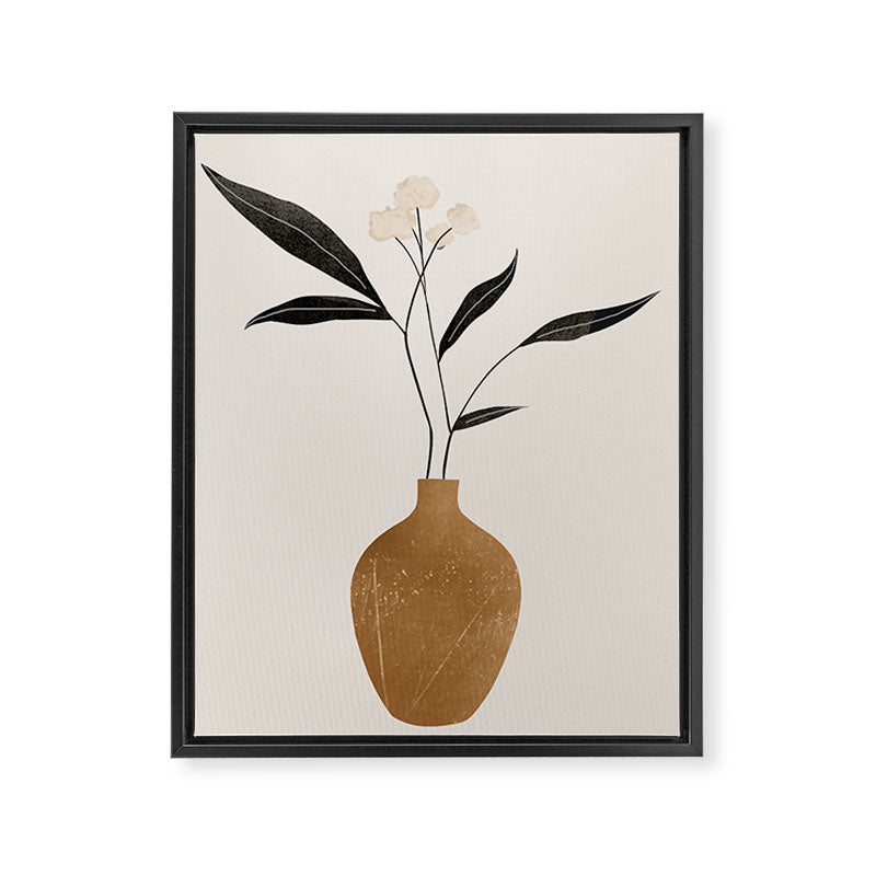 minimal plant 70 Framed Canvas Print Gallery Image 6