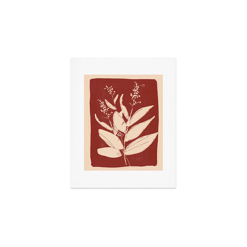 minimal plant 74 Art Print Gallery Image 1