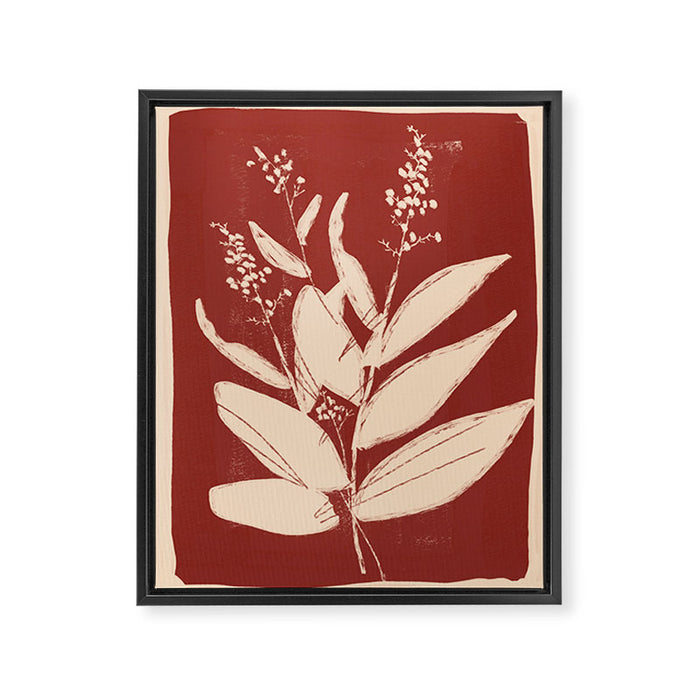 minimal plant 74 Framed Canvas Print Gallery Image 1