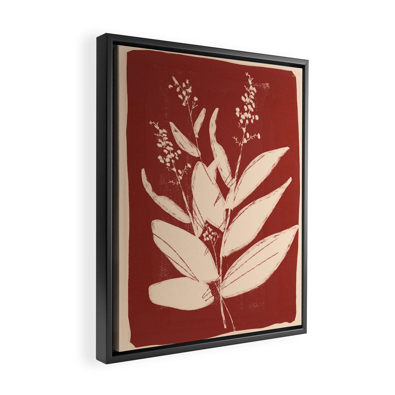 minimal plant 74 Framed Canvas Print Gallery Image 2