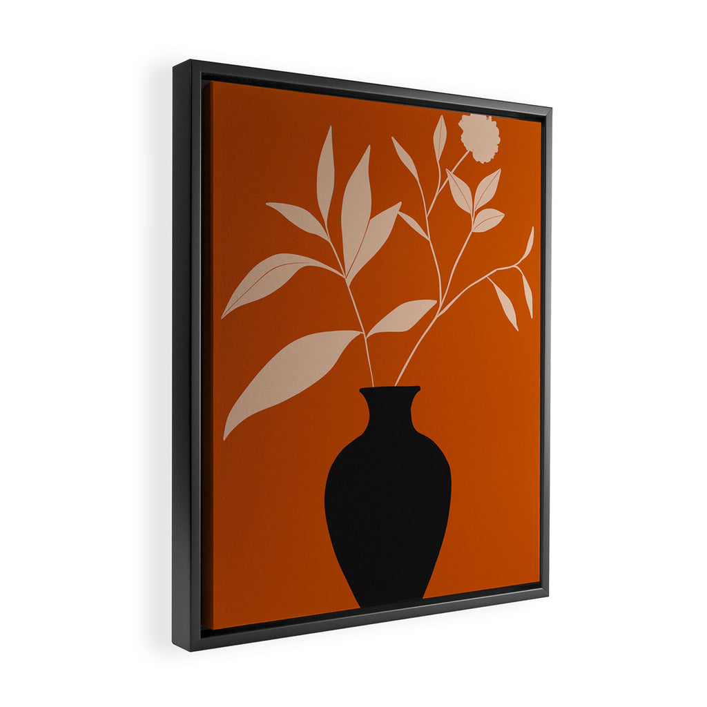 minimal plant 75 Framed Canvas Print Gallery Image 2