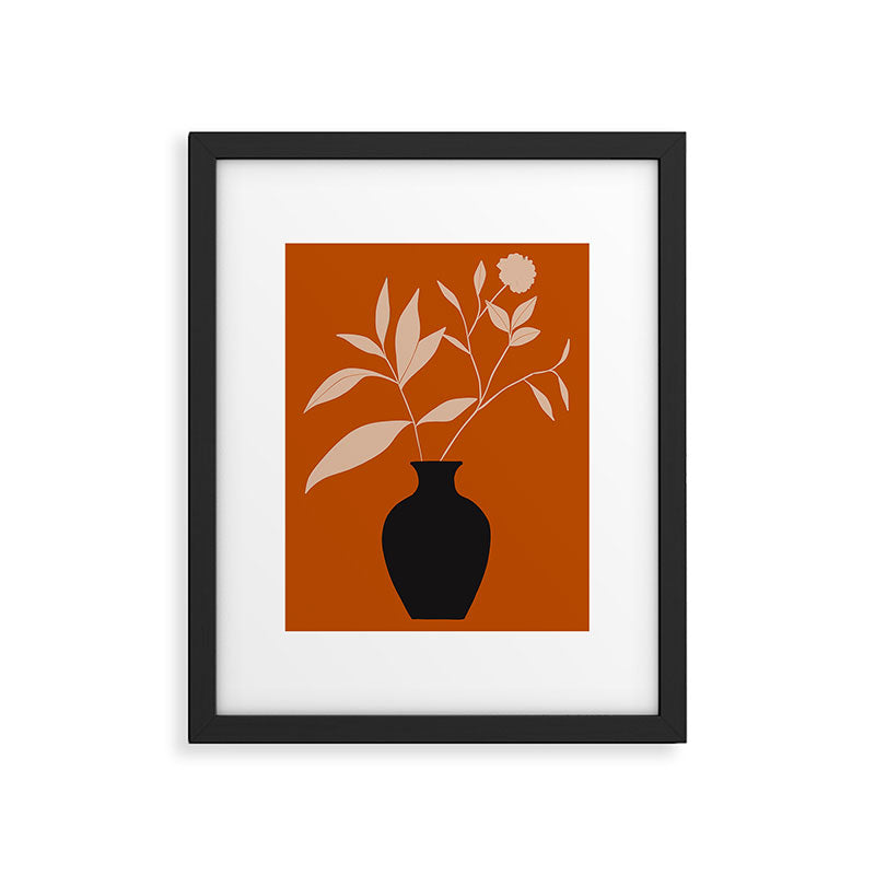 minimal plant 75 Framed Art Print Gallery Image 5