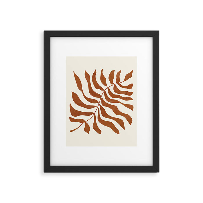 minimal plant 8 Framed Art Print Gallery Image 1